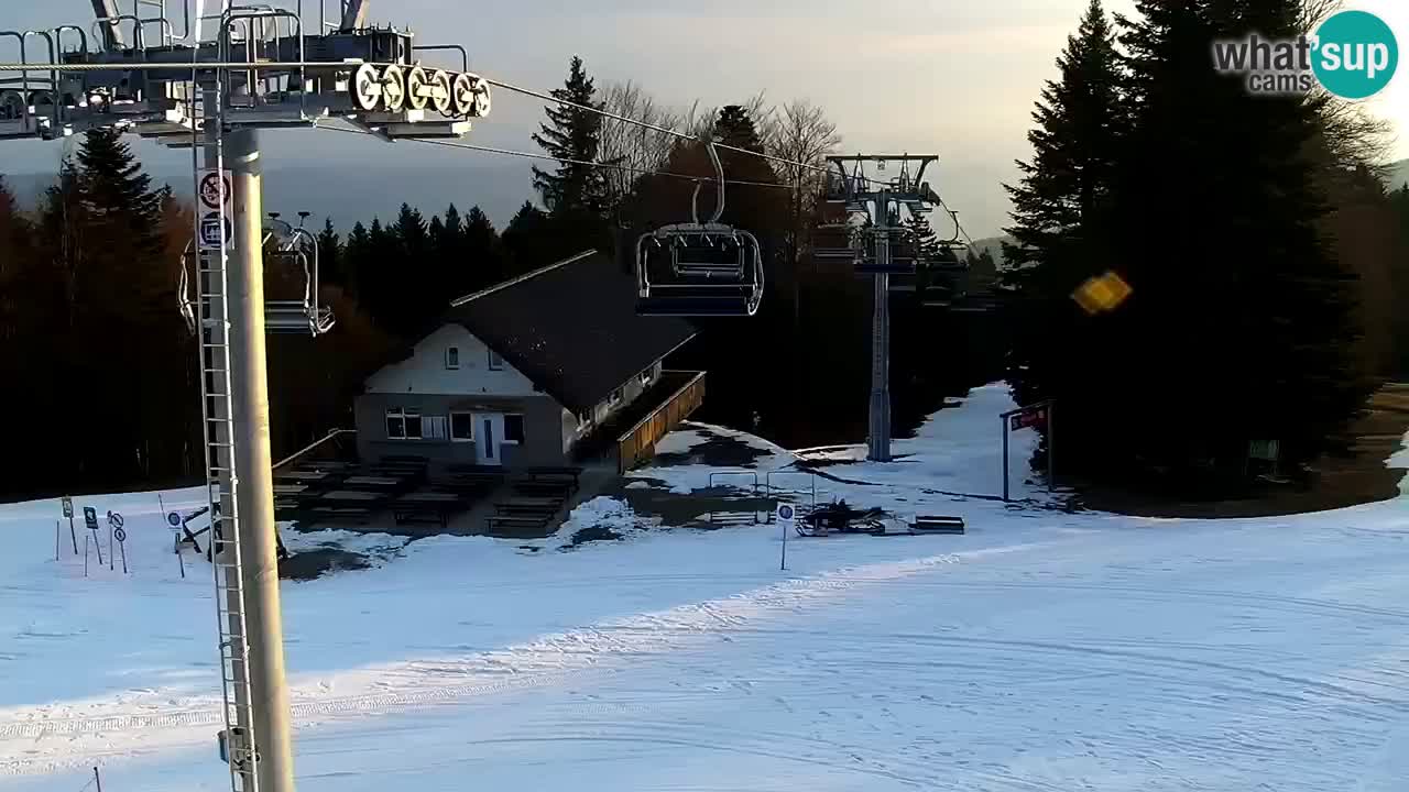 Skijalište Maribor Pohorje web kamera Ruška