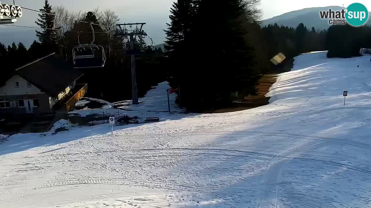 Smučišče Mariborsko Pohorje – spletna kamera Ruška zgoraj
