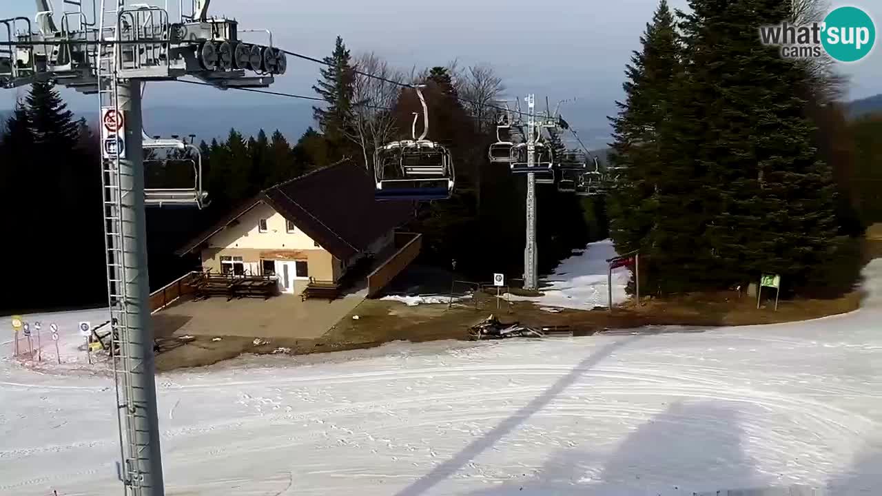 Stations de ski Maribor Pohorje web cam Ruška