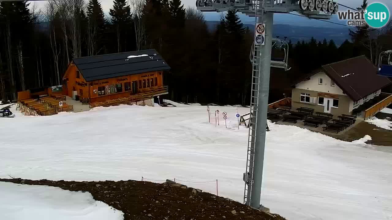 Smučišče Mariborsko Pohorje – spletna kamera Ruška zgoraj