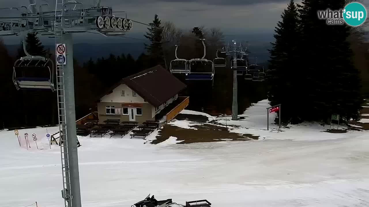 Stations de ski Maribor Pohorje web cam Ruška