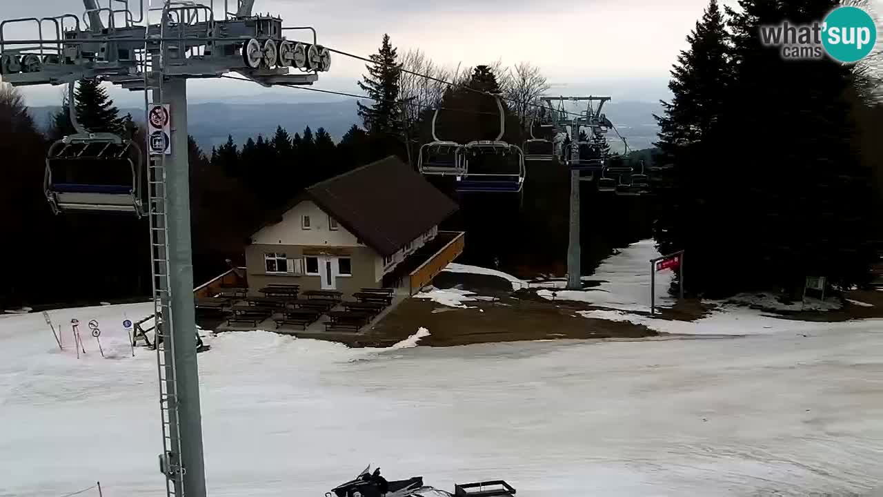 Smučišče Mariborsko Pohorje – spletna kamera Ruška zgoraj