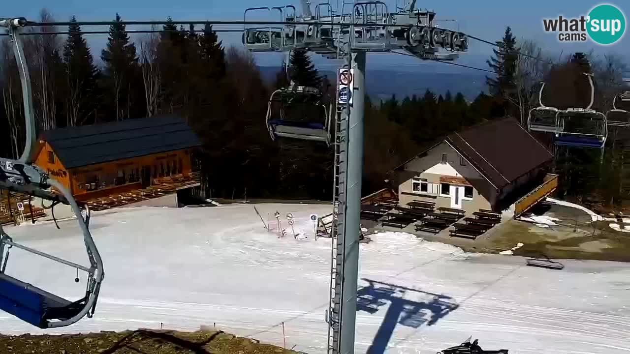 Smučišče Mariborsko Pohorje – spletna kamera Ruška zgoraj