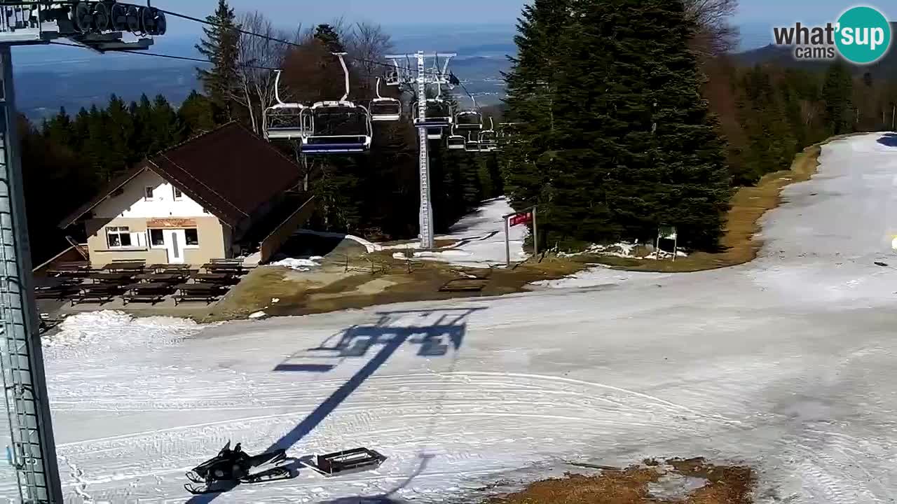 Smučišče Mariborsko Pohorje – spletna kamera Ruška zgoraj
