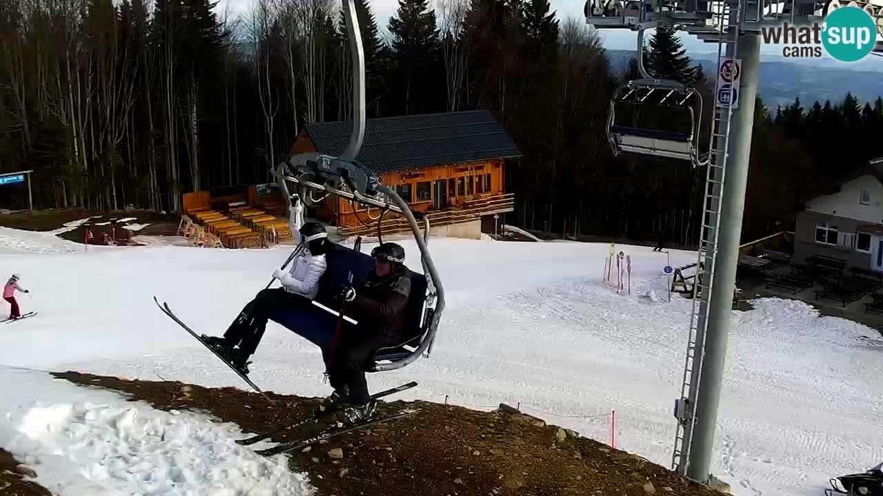 Smučišče Mariborsko Pohorje – spletna kamera Ruška zgoraj