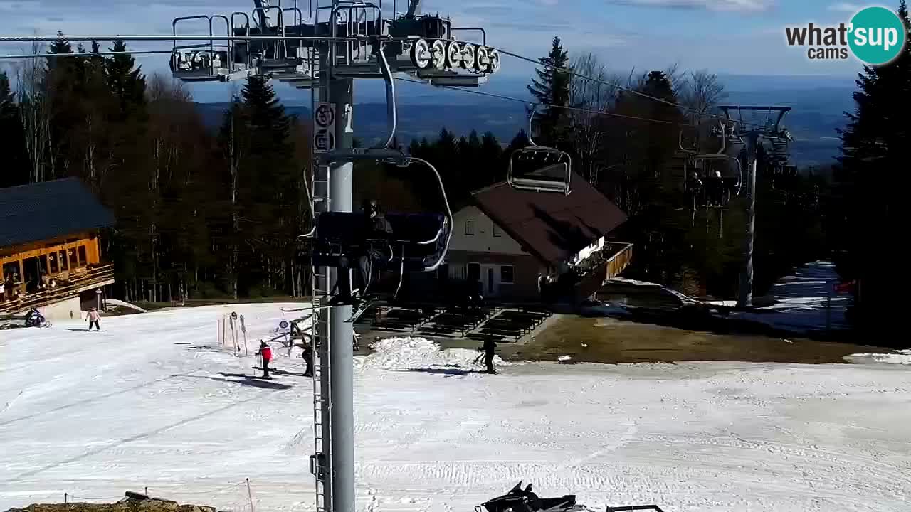 Smučišče Mariborsko Pohorje – spletna kamera Ruška zgoraj