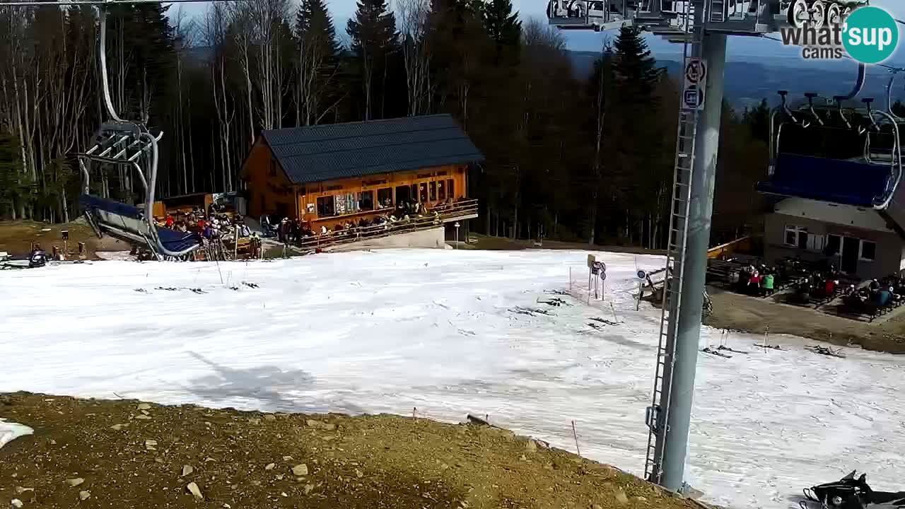 Stations de ski Maribor Pohorje web cam Ruška