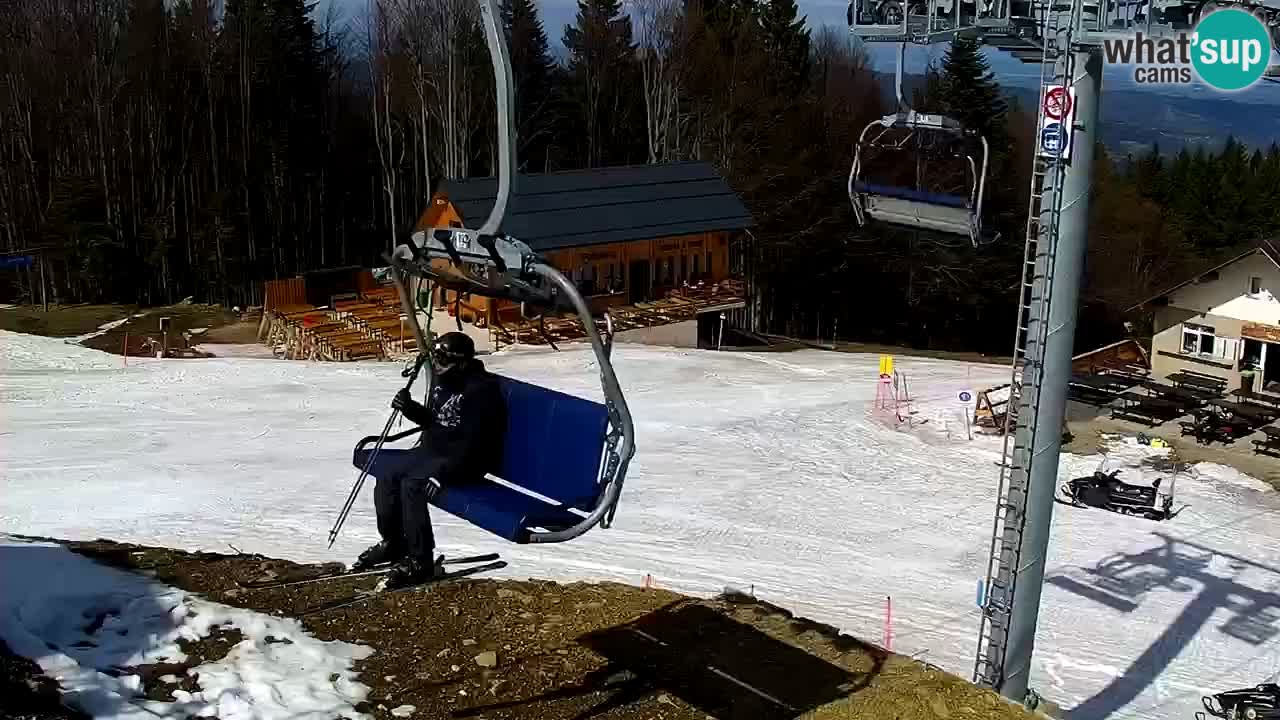 Smučišče Mariborsko Pohorje – spletna kamera Ruška zgoraj