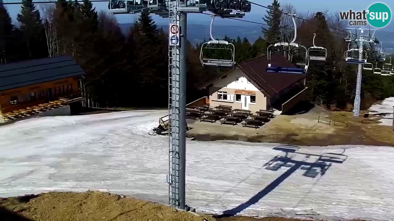 Stations de ski Maribor Pohorje web cam Ruška