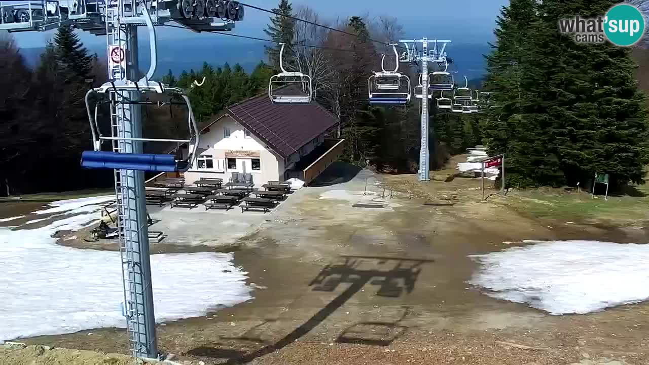 Smučišče Mariborsko Pohorje – spletna kamera Ruška zgoraj