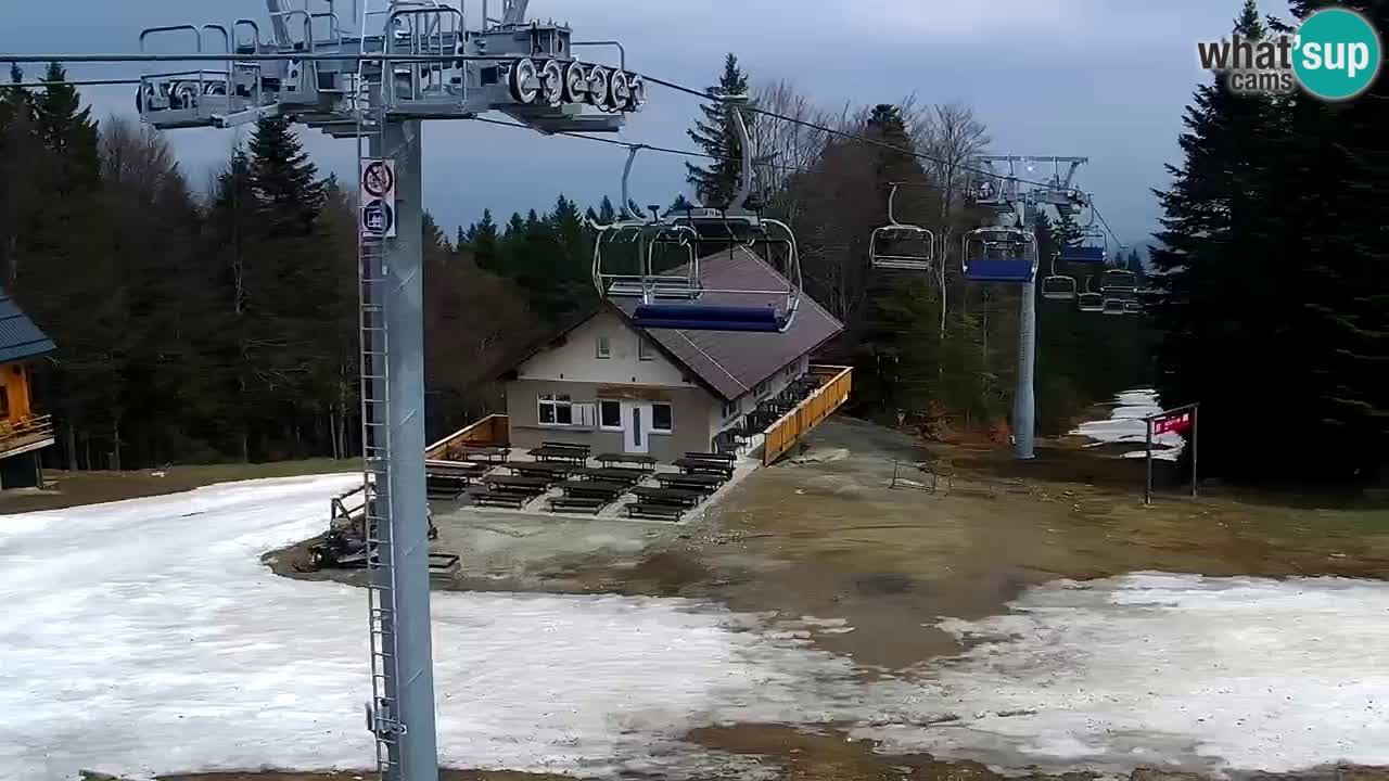 Smučišče Mariborsko Pohorje – spletna kamera Ruška zgoraj