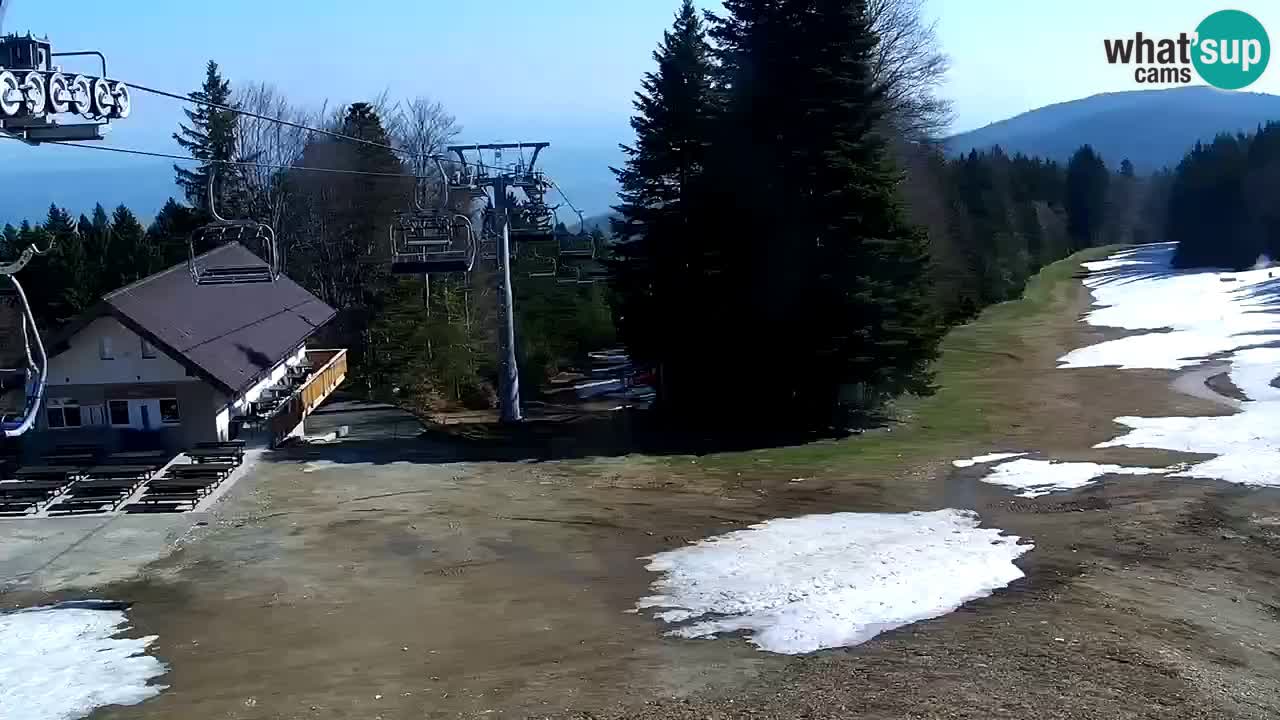 Smučišče Mariborsko Pohorje – spletna kamera Ruška zgoraj