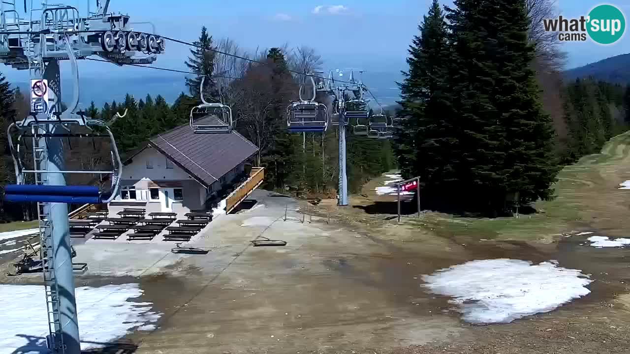 Smučišče Mariborsko Pohorje – spletna kamera Ruška zgoraj