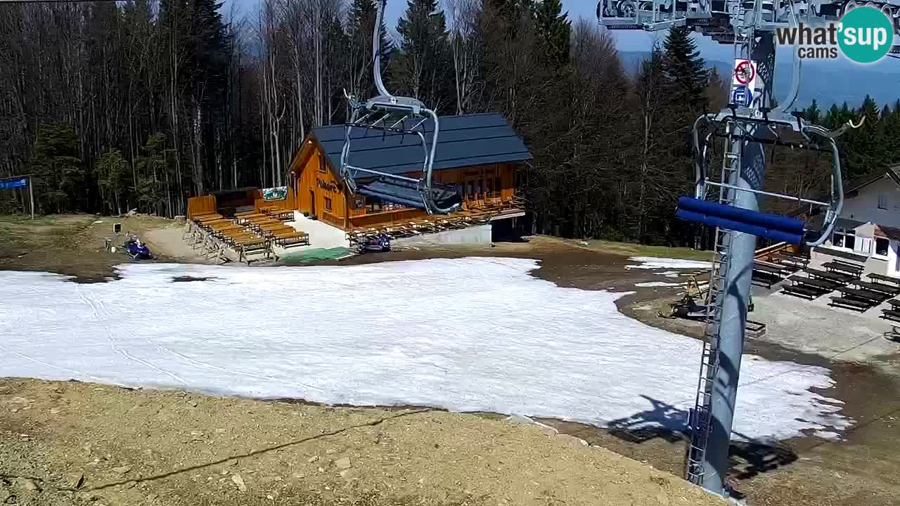 Smučišče Mariborsko Pohorje – spletna kamera Ruška zgoraj
