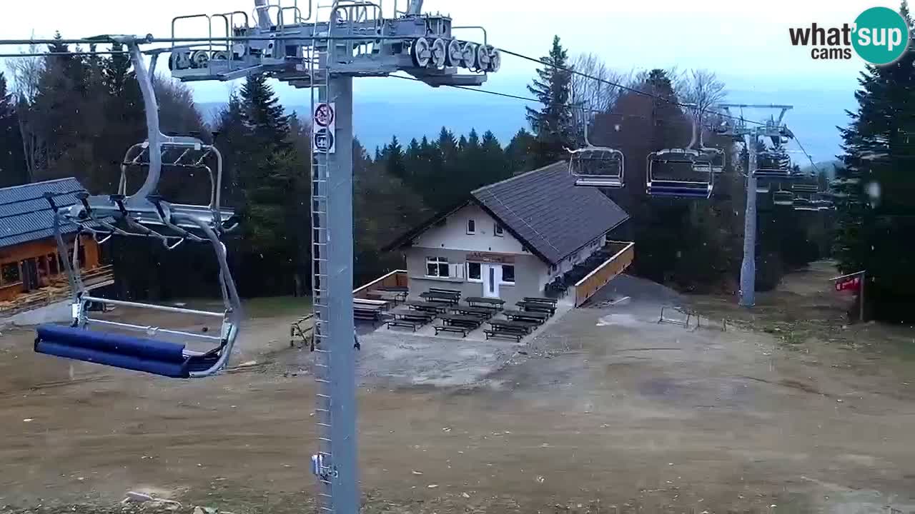 Stations de ski Maribor Pohorje web cam Ruška