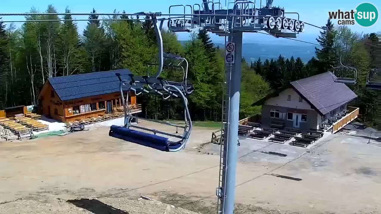 Smučišče Mariborsko Pohorje – spletna kamera Ruška zgoraj