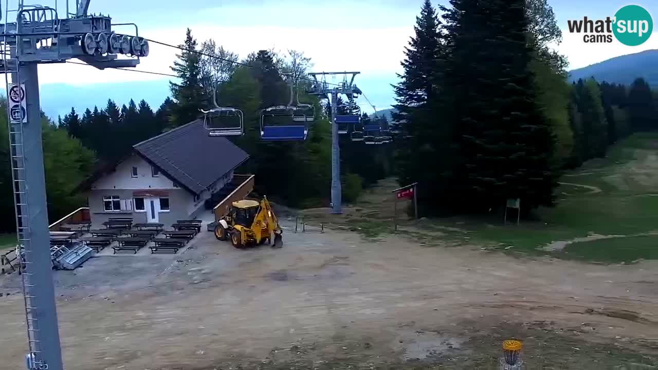 Smučišče Mariborsko Pohorje – spletna kamera Ruška zgoraj