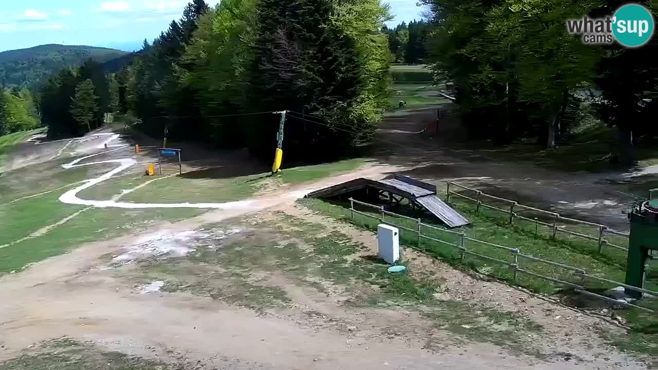Smučišče Mariborsko Pohorje – spletna kamera Ruška zgoraj