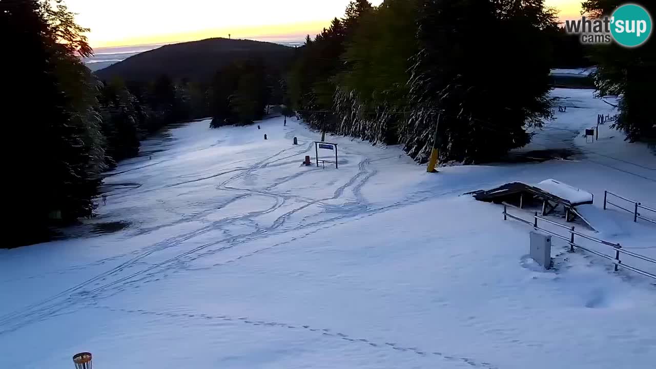 Smučišče Mariborsko Pohorje – spletna kamera Ruška zgoraj