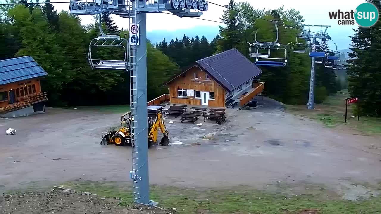 Smučišče Mariborsko Pohorje – spletna kamera Ruška zgoraj