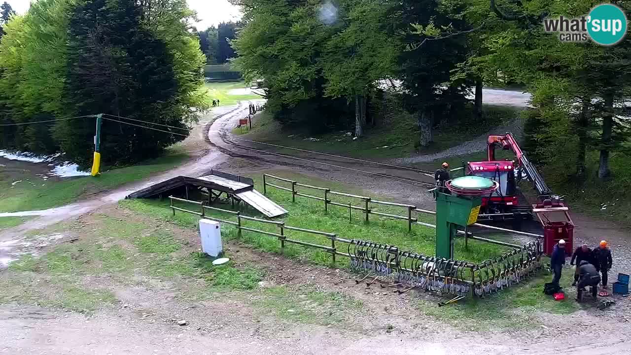 Smučišče Mariborsko Pohorje – spletna kamera Ruška zgoraj