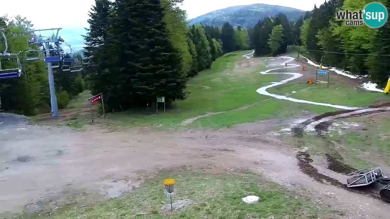 Smučišče Mariborsko Pohorje – spletna kamera Ruška zgoraj