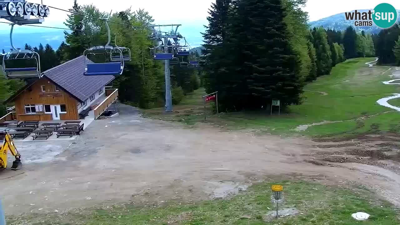 Smučišče Mariborsko Pohorje – spletna kamera Ruška zgoraj