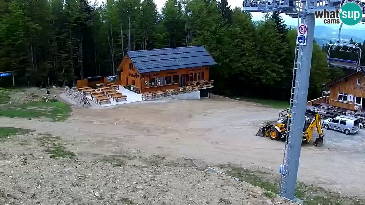 Smučišče Mariborsko Pohorje – spletna kamera Ruška zgoraj