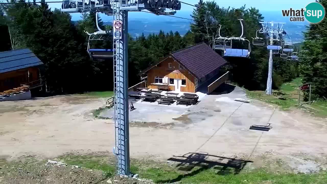 Smučišče Mariborsko Pohorje – spletna kamera Ruška zgoraj