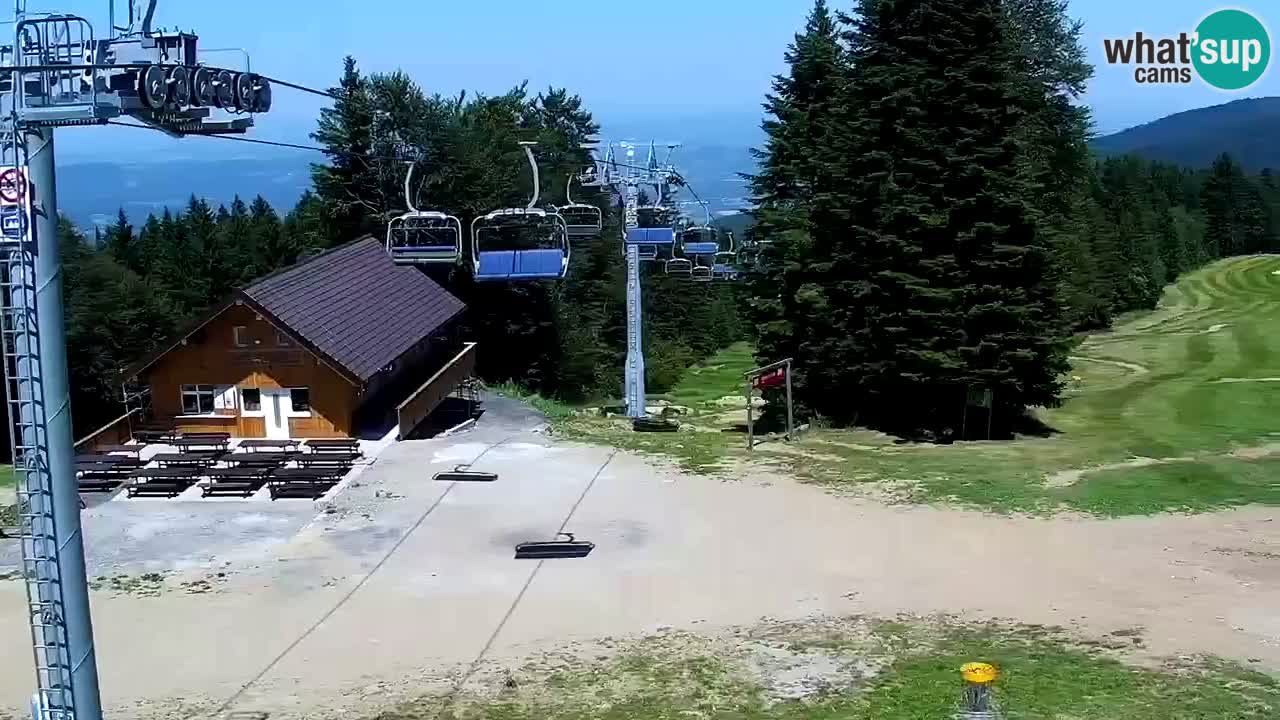 Smučišče Mariborsko Pohorje – spletna kamera Ruška zgoraj
