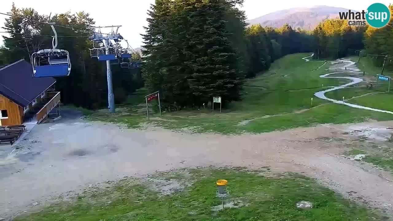 Smučišče Mariborsko Pohorje – spletna kamera Ruška zgoraj