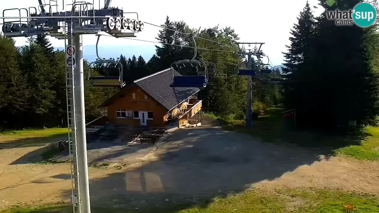 Smučišče Mariborsko Pohorje – spletna kamera Ruška zgoraj