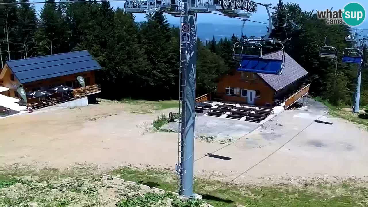 Smučišče Mariborsko Pohorje – spletna kamera Ruška zgoraj