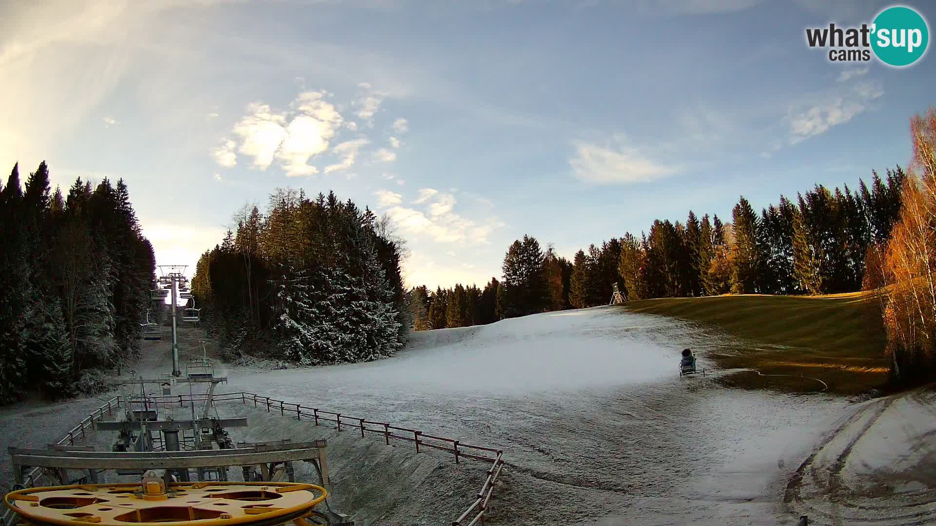 Spletna kamera Pohorje Ruška | Spodnja postaja