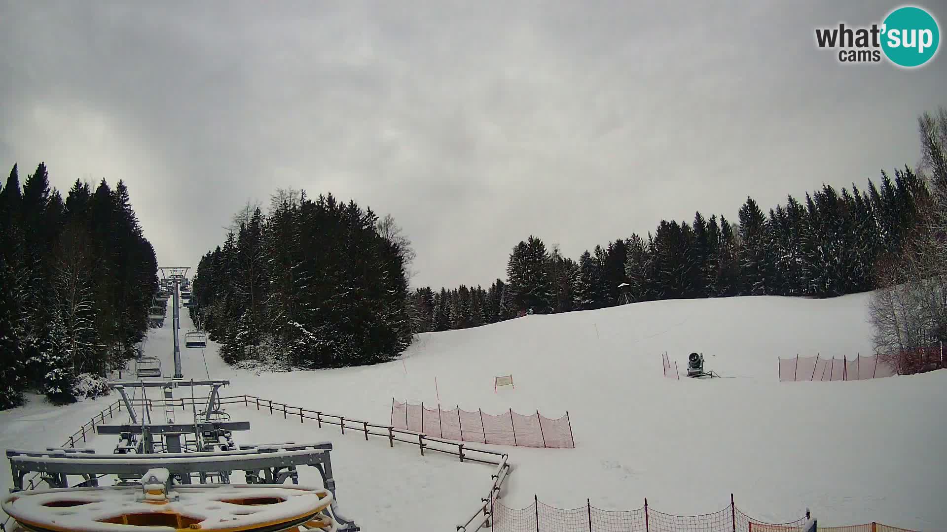 Spletna kamera Pohorje Ruška | Spodnja postaja