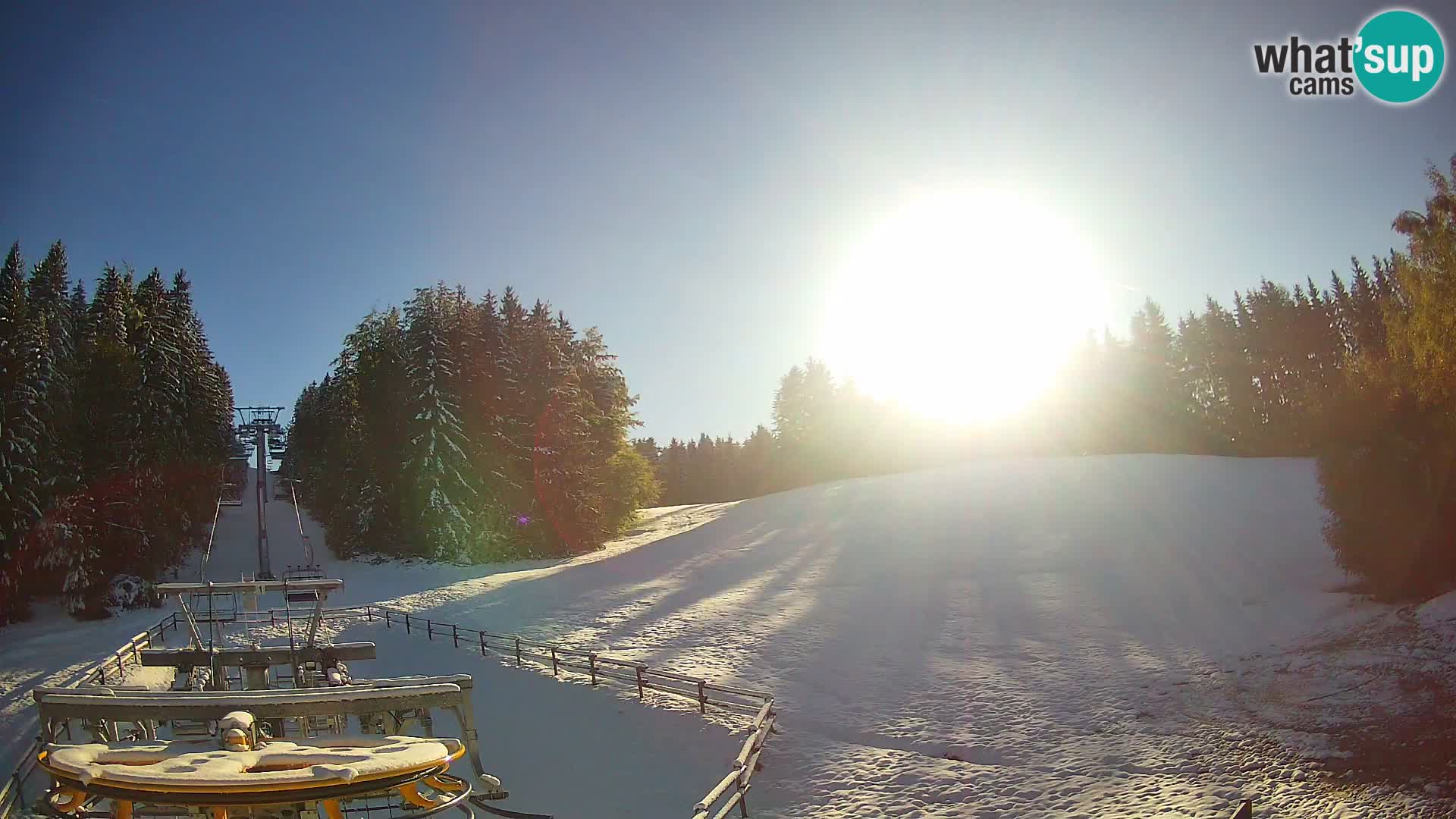 Spletna kamera Pohorje Ruška | Spodnja postaja