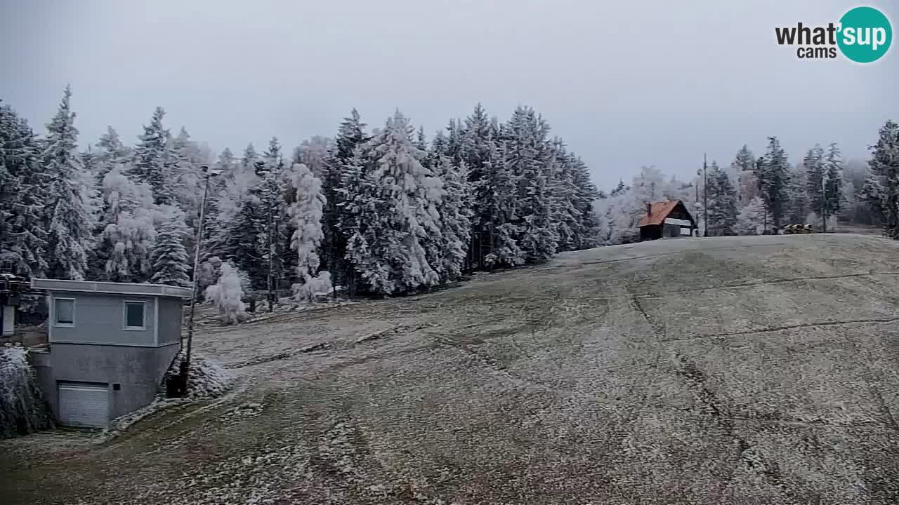 Pohorje spletna kamera | Spodnja postaja Sleme