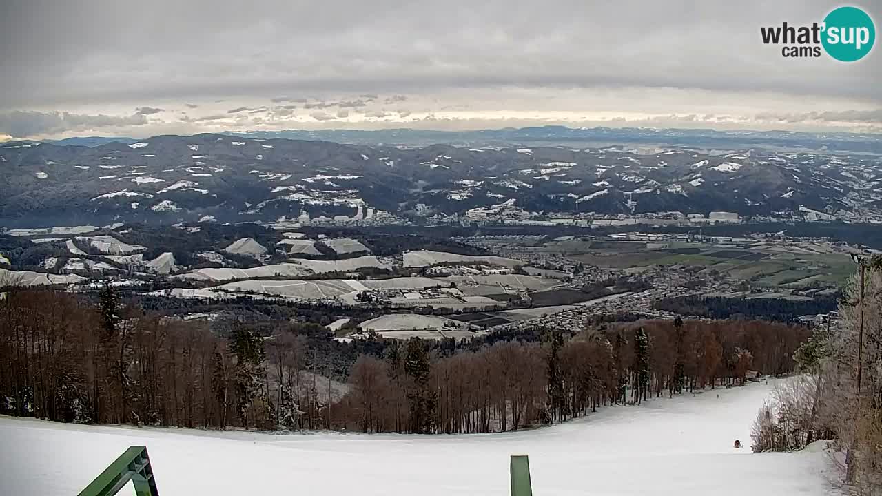 Pohorje spletna kamera | Spodnja postaja Sleme