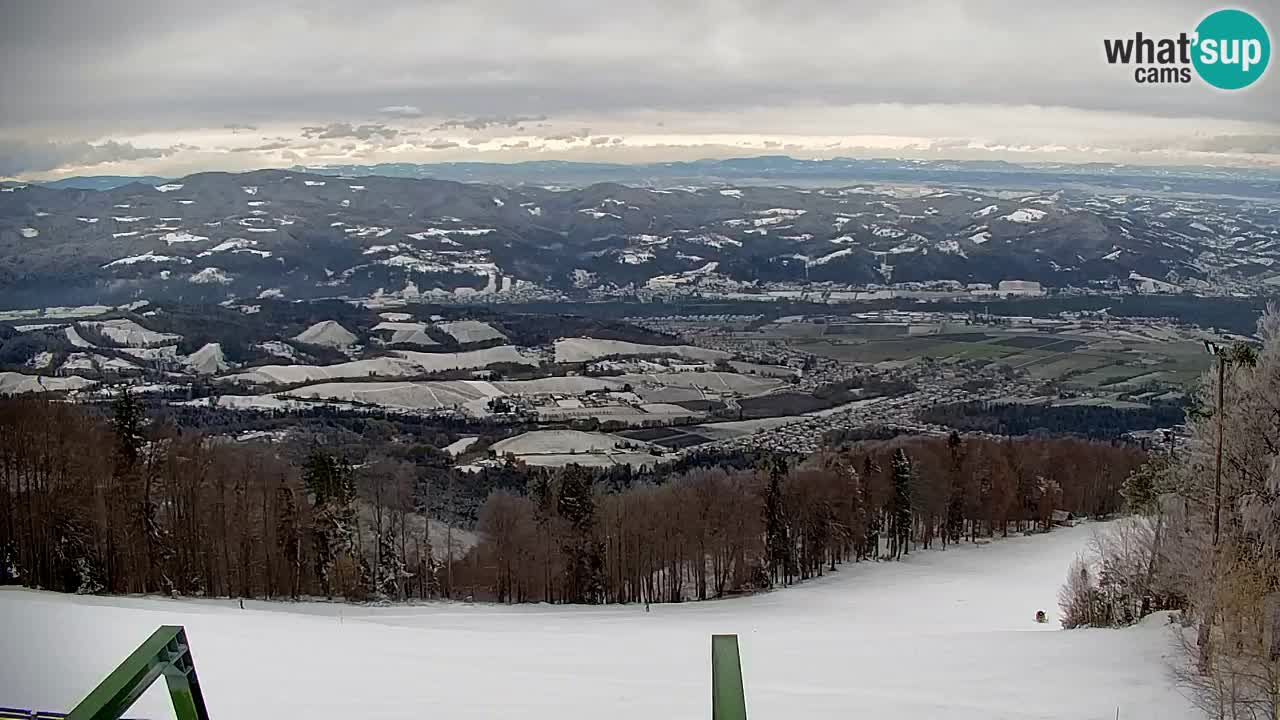 Pohorje spletna kamera | Spodnja postaja Sleme