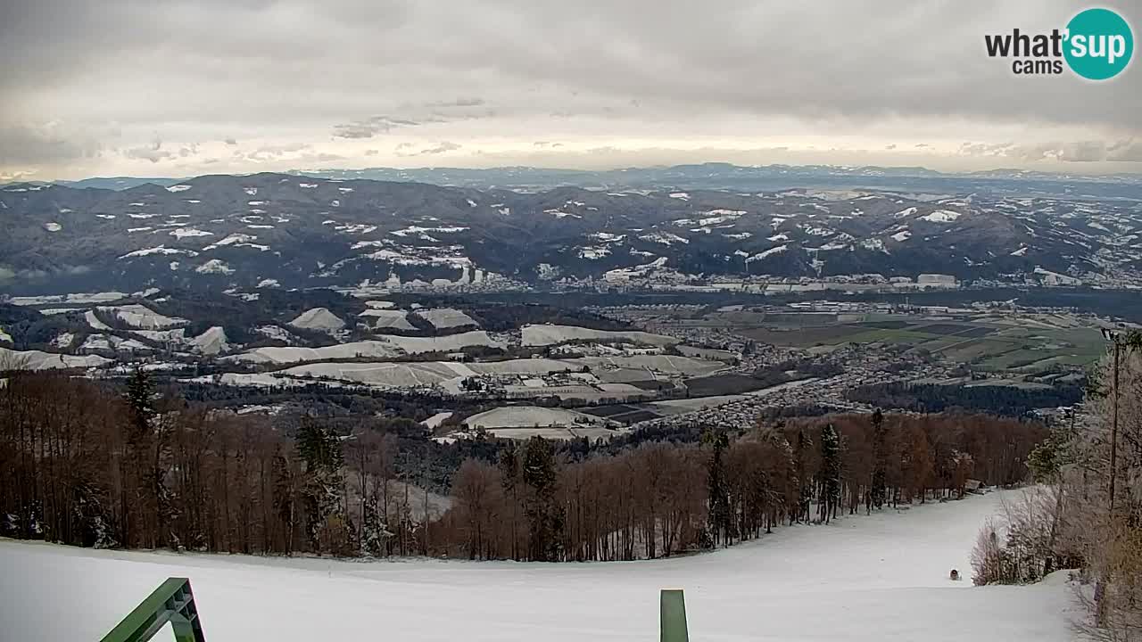 Pohorje spletna kamera | Spodnja postaja Sleme