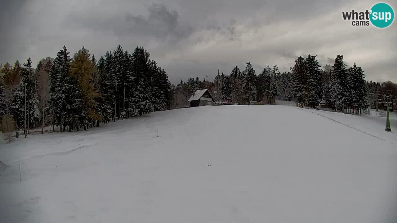 Pohorje spletna kamera | Spodnja postaja Sleme