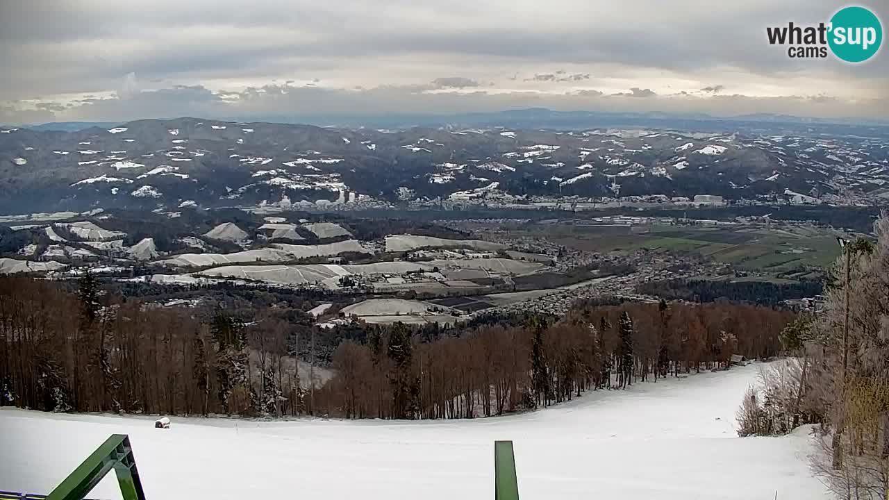 Pohorje spletna kamera | Spodnja postaja Sleme