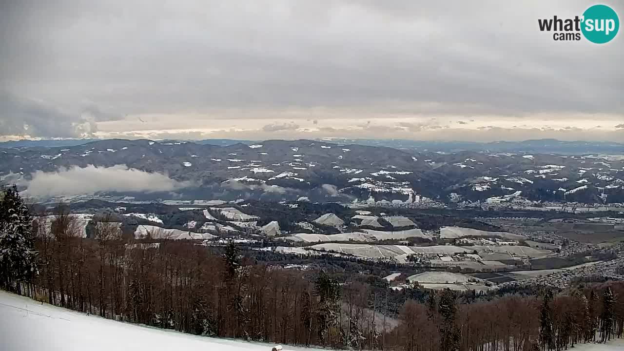 Pohorje spletna kamera | Spodnja postaja Sleme