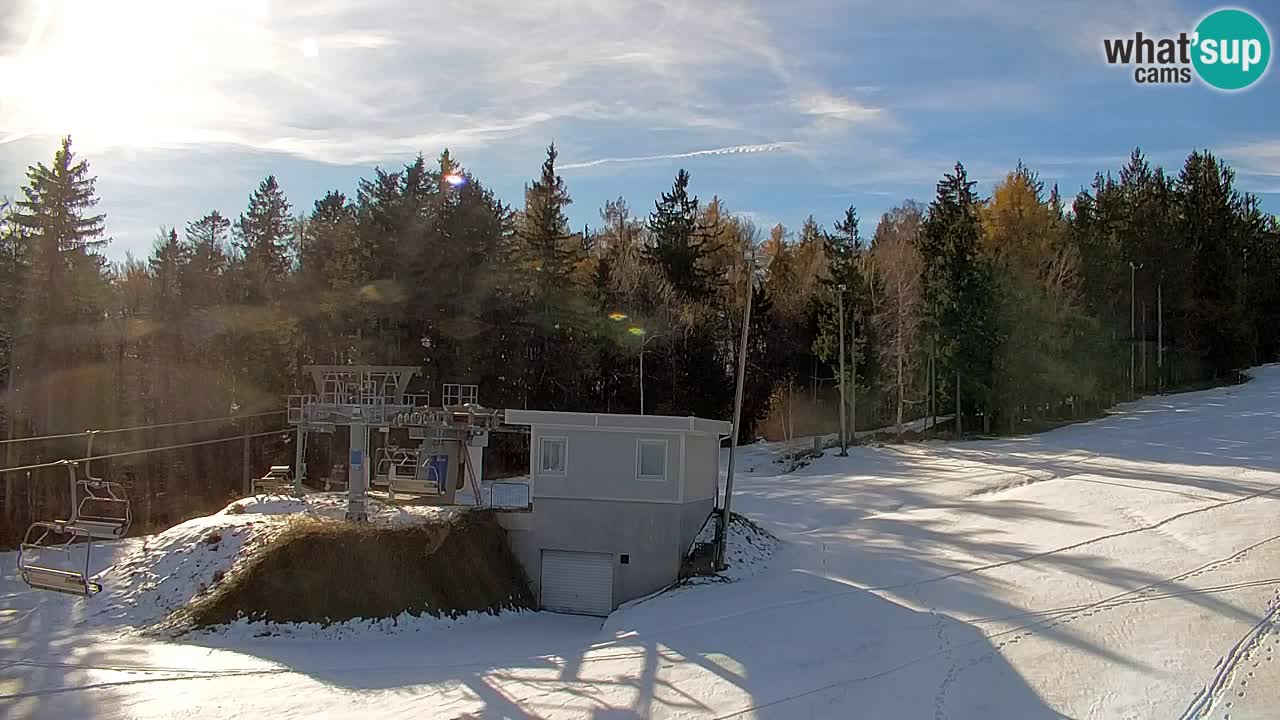 Pohorje spletna kamera | Spodnja postaja Sleme