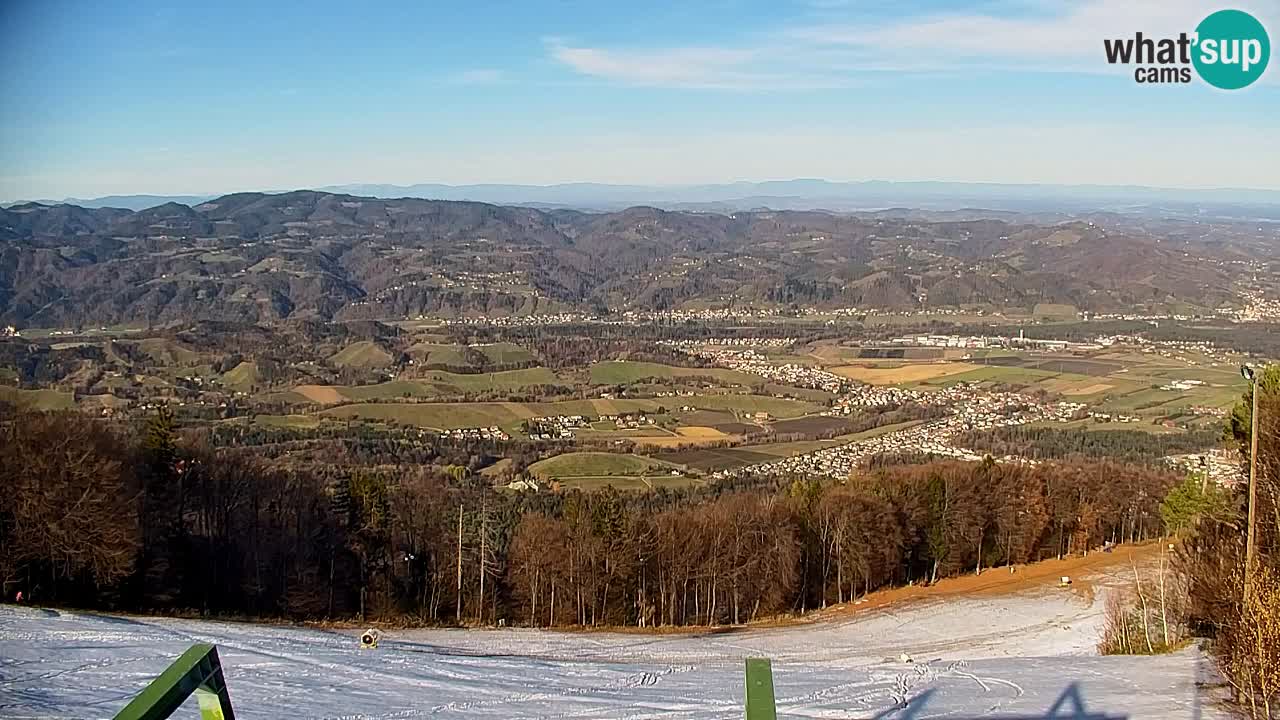 Pohorje spletna kamera | Spodnja postaja Sleme