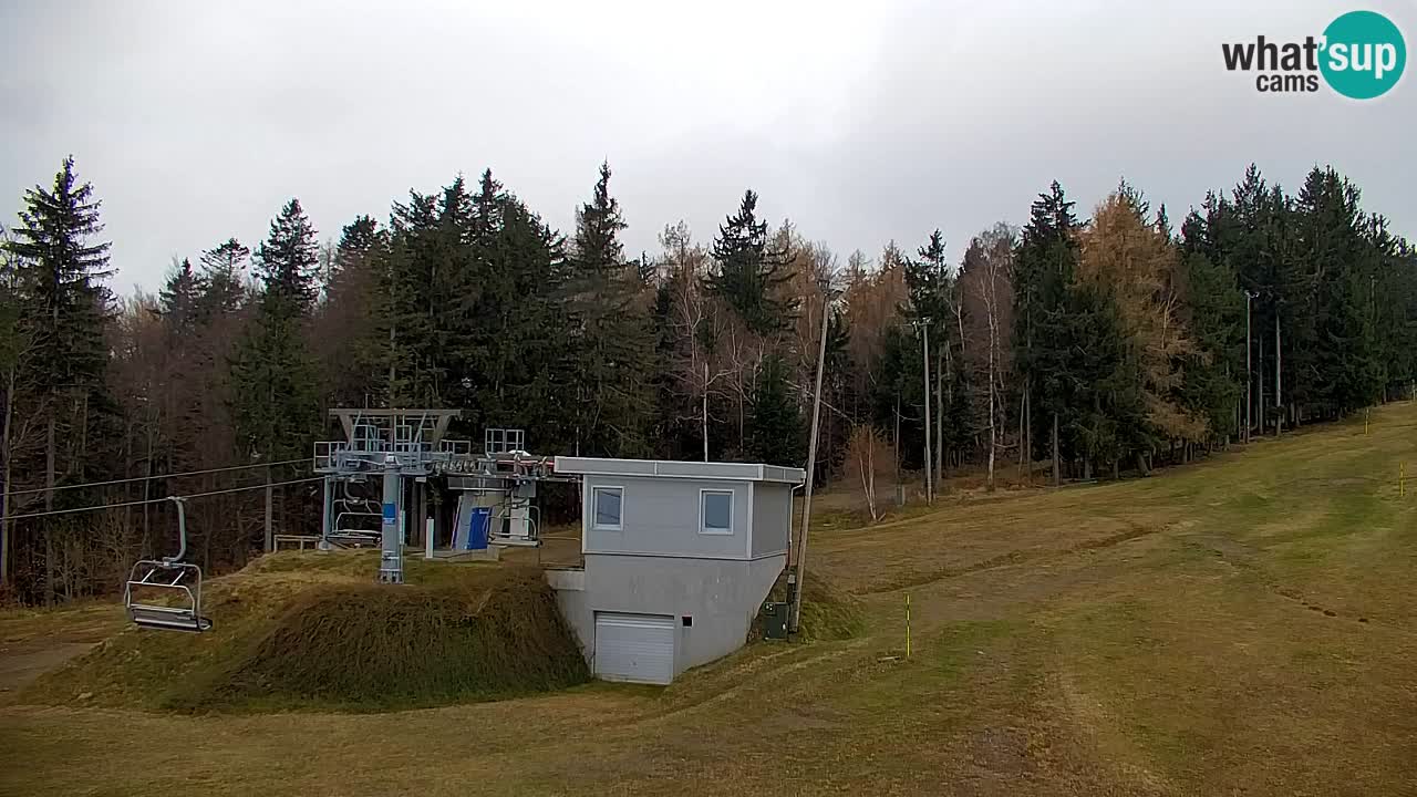 Pohorje spletna kamera | Spodnja postaja Sleme