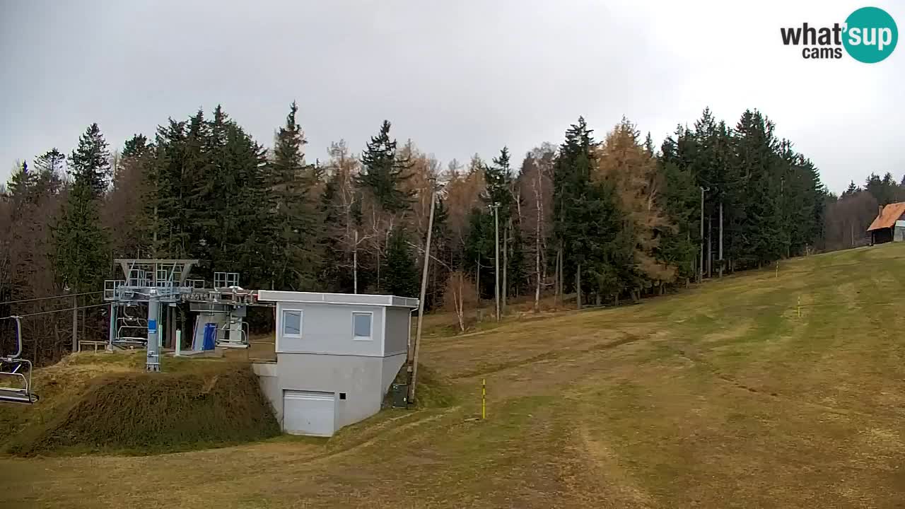 Pohorje spletna kamera | Spodnja postaja Sleme