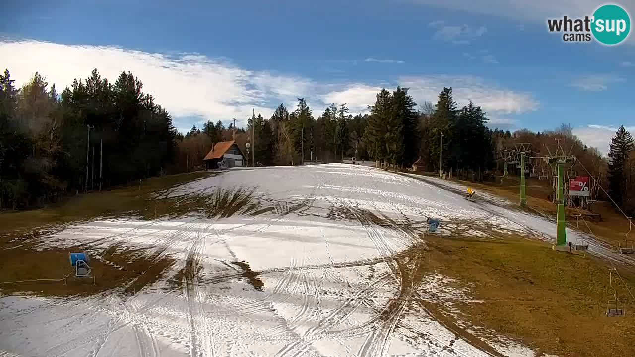 Pohorje spletna kamera | Spodnja postaja Sleme