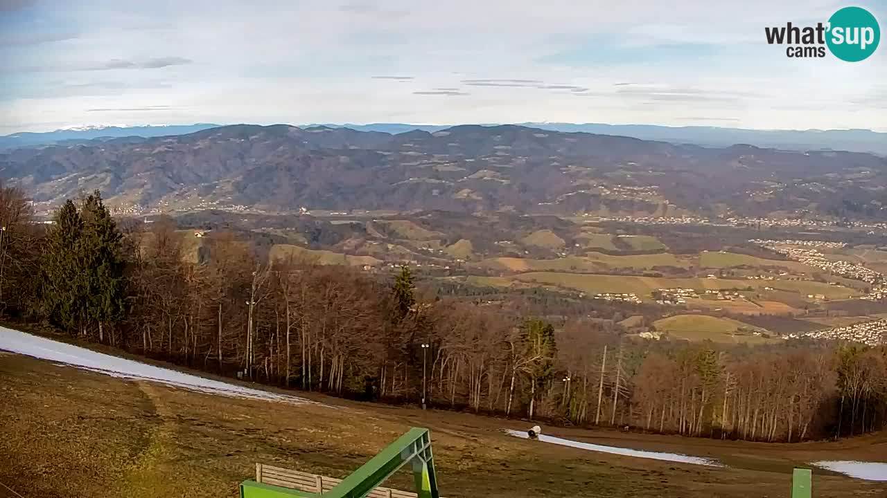 Pohorje spletna kamera | Spodnja postaja Sleme