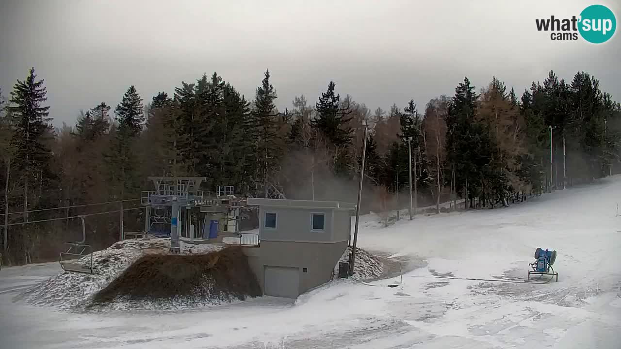 Pohorje spletna kamera | Spodnja postaja Sleme